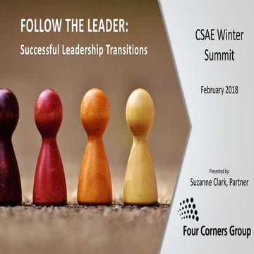 Follow the Leader - Successful Leadership Transitions