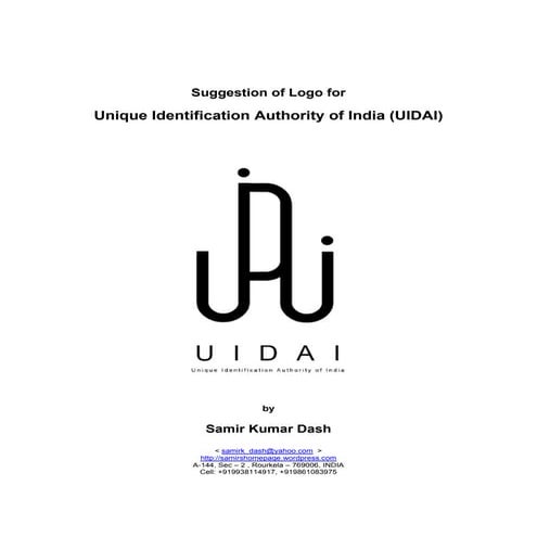 UIDAI Logo suggestion