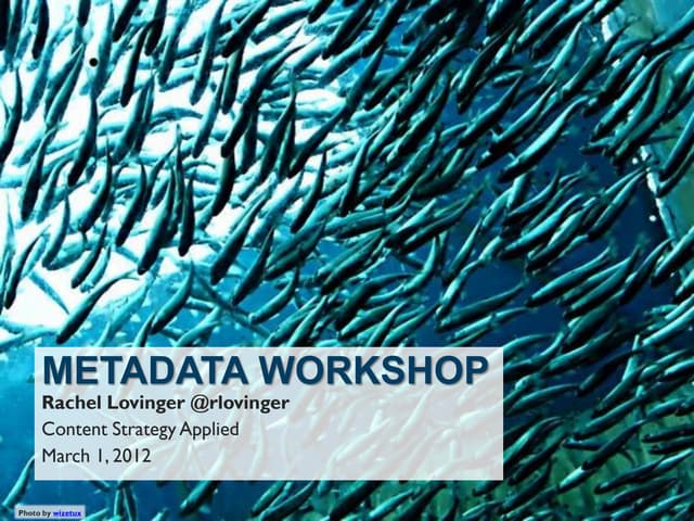 Metadata Workshop