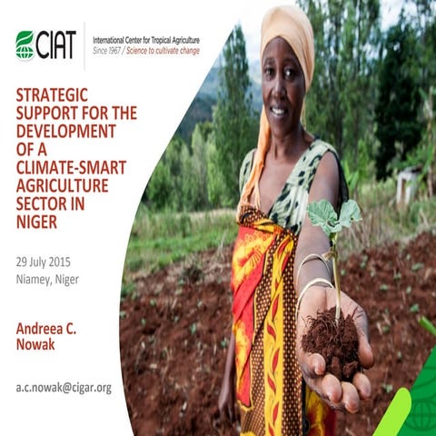 Strategic support for the development of a Climate-Smart Agriculture Sector i...
