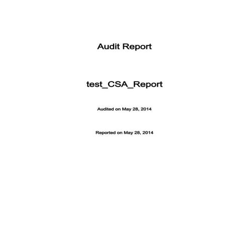 Отчет  Csa report RAPID7