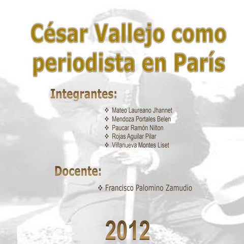 Cèsar vallejo (diapositiva)