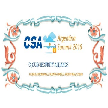 Csa summit   who can protect us education for cloud security professionals