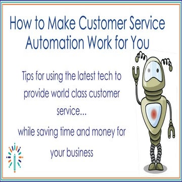 How to Make Customer Service Automation Work for You