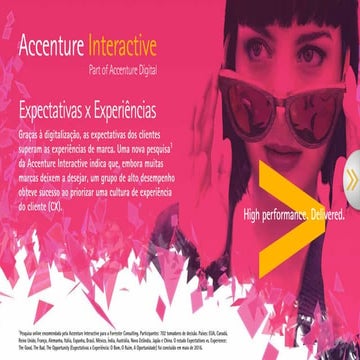 Expectations vs Experience - Accenture Interactive