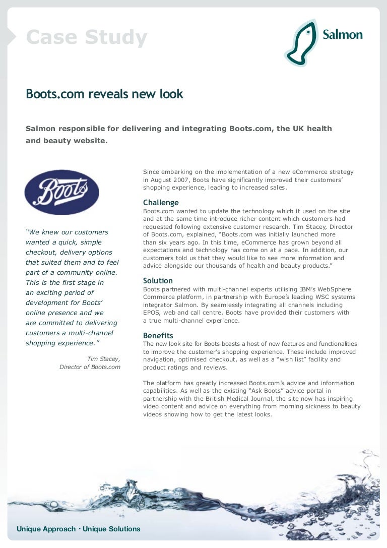 Boots case study picture