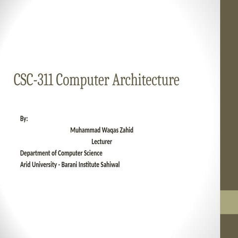 Comprehensive Overview of MIPS Instruction Set and Computer ...