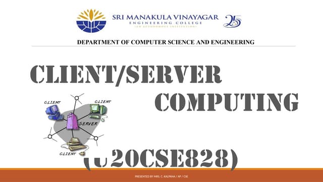 CSC-UNIT-1-INTRODUCTION TO CLIENT SERVER COMPUTING.pptx