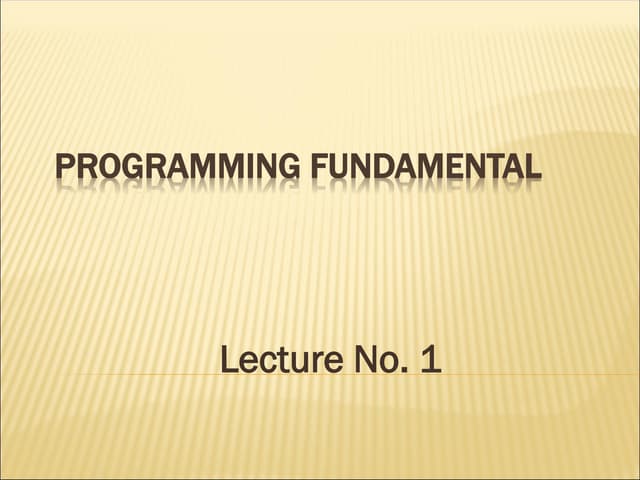 c computer programming language presentation