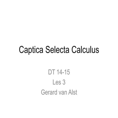 Cs calculus dt 1415 les 3 gv alst