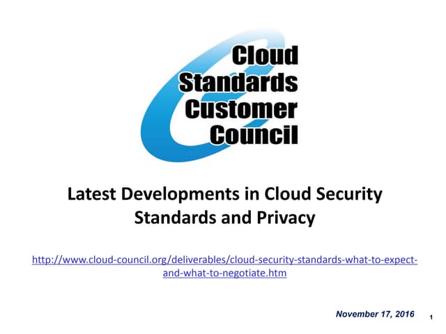 Latest Developments in Cloud Securi...