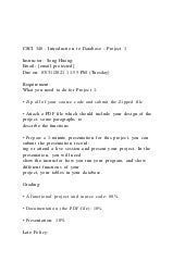 Csci 340 Introduction To Database Project 1instructor Pdf Csci 340 Introduction To Database Project 1instructor Pdf