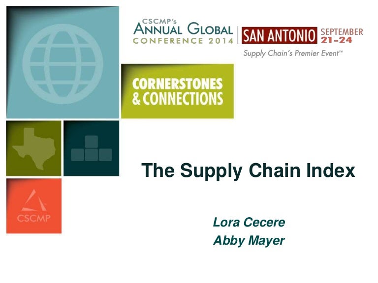 Presentation Given at CSCMP on September 22nd on the Supply Chain Ind…