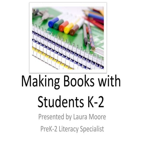 CSCOPE Making Books in the K-2 Writing Workshop