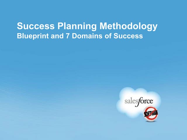 Salesforce CRM 7 domains of Success
