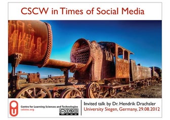 CSCW in Times of Social Media