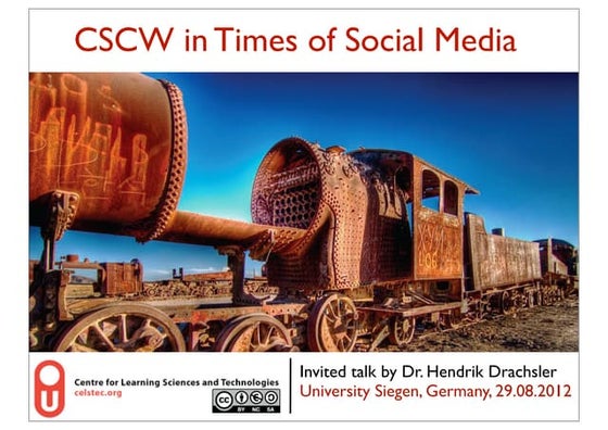 CSCW in Times of Social Media