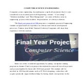 Final year project for CSE.