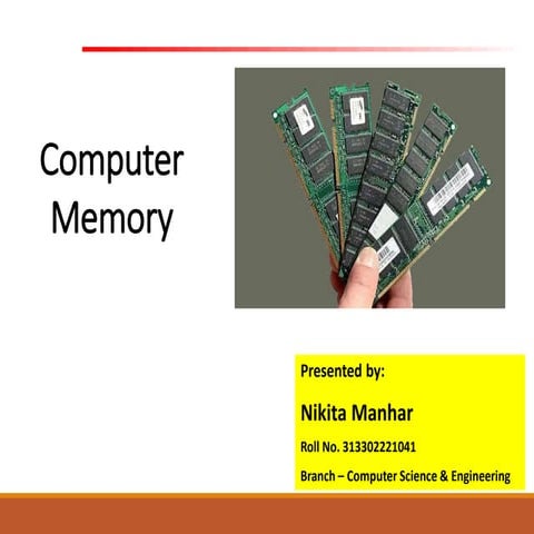 Computer Memory | PPT