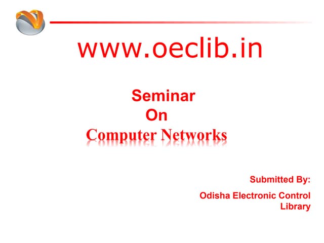 COMPUTER NETWORK | PPTX