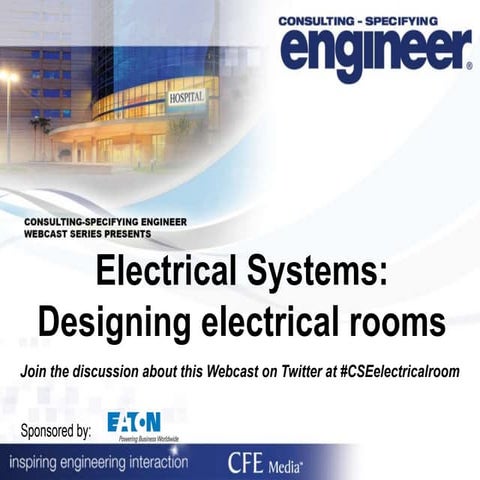 Electrical Systems: Designing electrical rooms