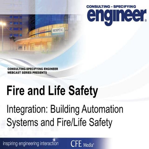 Fire and Life Safety: Integration: Building Automation Systems and Fire/Life ...