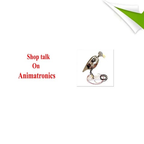 animatronics introduction and formation of animatronix