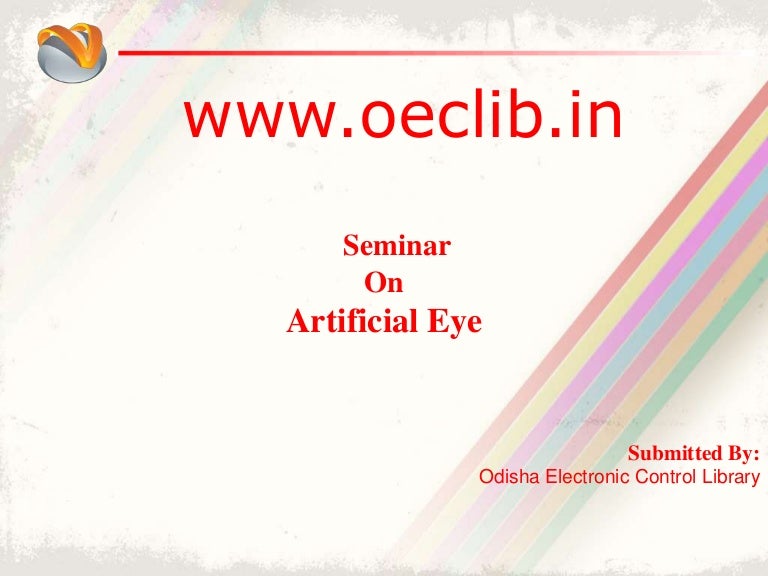 Artificial Eye PPT