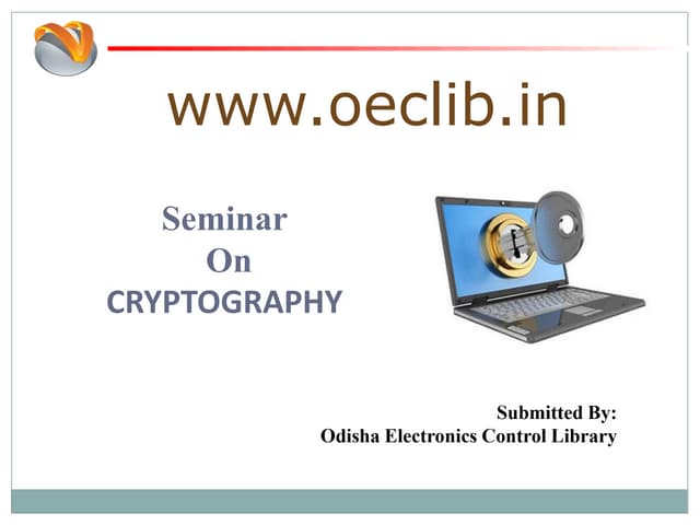 Cryptography ppt