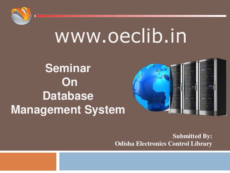 Database Management System ppt