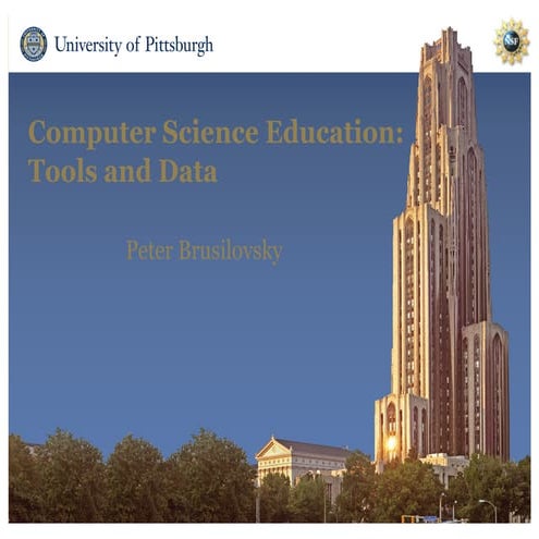 Computer Science Education: Tools and Data | PPT