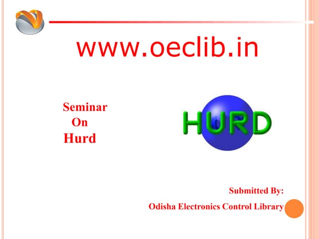 Hurd ppt