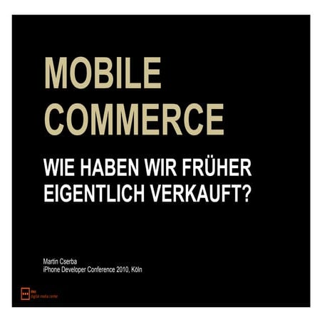 Wie haben wir früher eigentlich verkauft?