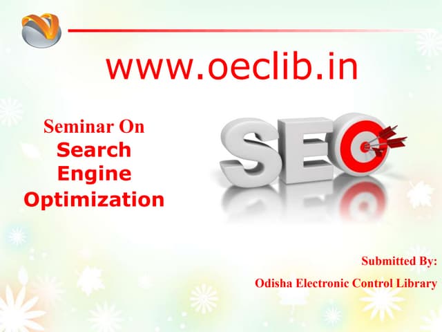 Search Engine Optimization ppt