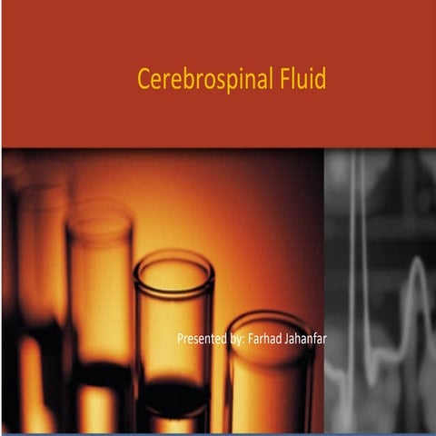 Cerebrospinal fluid