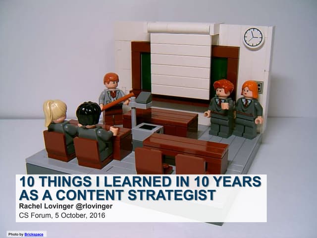 10 Things I Learned in 10 Years as a Content Strategist