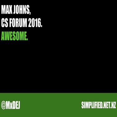 CS Forum 2016: Content people and marketing people. It's complicated.