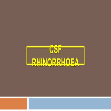 CSF RHINORRHOEA.pptx