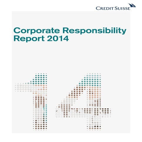 Corporate Responsibility Report 2014