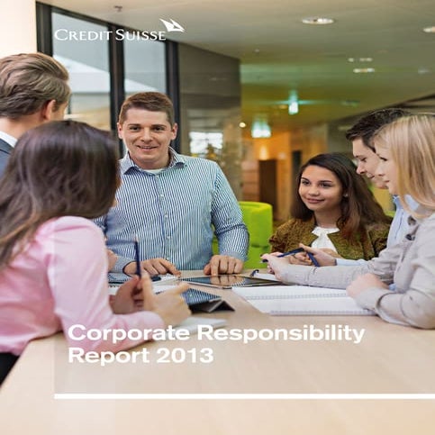 Corporate Responsibility Report 2013