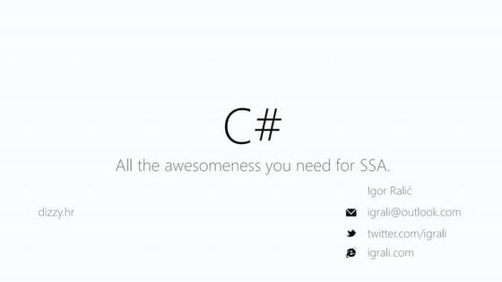 C# - Igor Ralić
