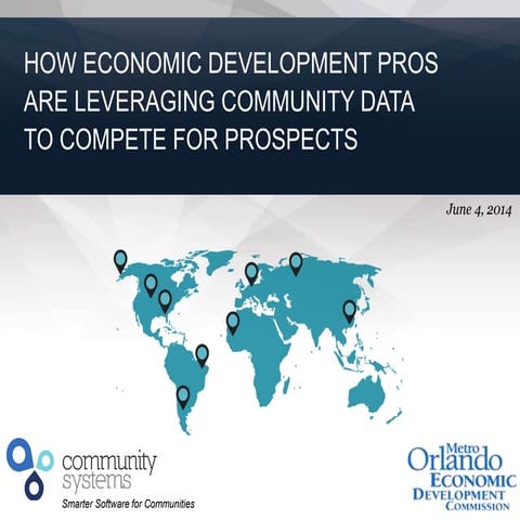 Community Systems How Economic Development Pros Use Data to Compete