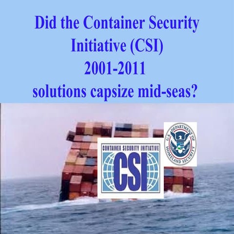 CSI capsize - salvage | PPT