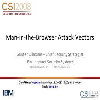 CSI2008 Gunter Ollmann Man-in-the-b...