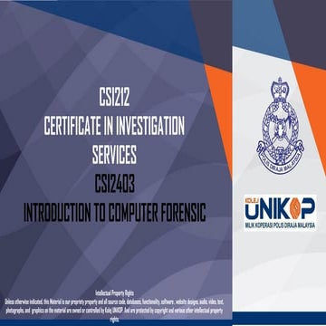 Introduction to computer forensic in IT World