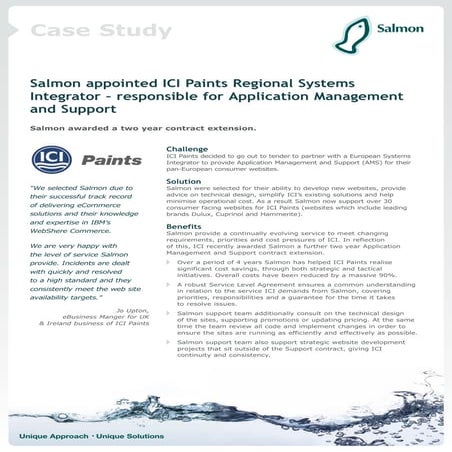 ICI eCommerce case study