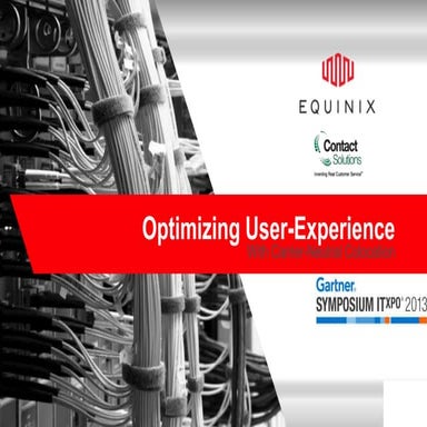 Optimizing User-Experience with Carrier-Neutral Colocation