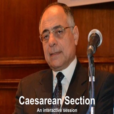 Caesarean Section: An interactive session