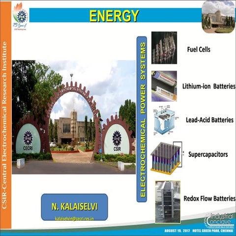 CSIR-CECRI-Industrial Conclave - Energy