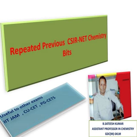 Csir net chemistry bits 2